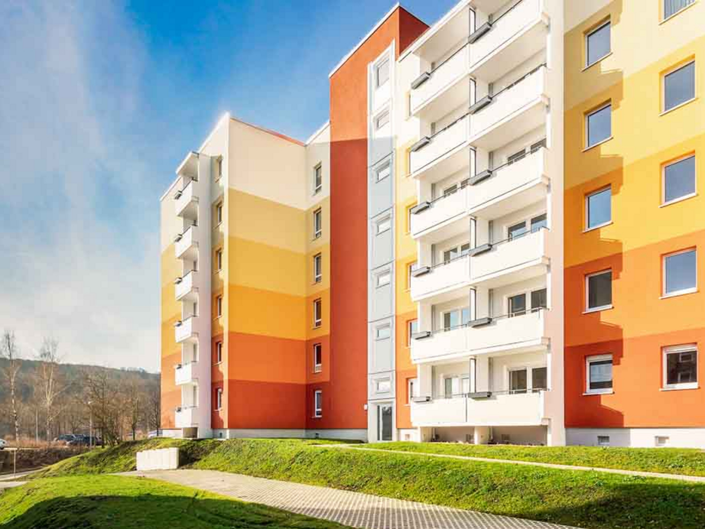 Am Katzenberg im Erfurter Süden wohnen Senioren selbstbestimmt in gemütlichen Balkonwohnungen.
