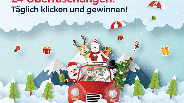 Machen Sie mit beim Online-Adventsgewinnspiel und mit ein wenig Glück gewinnen Sie einen unserer schönen Preise.