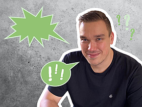 Unser Kundenbetreuer Jan-Marcus Mehner beantwortet im Ausgefragt-Interview persönliche Fragen.