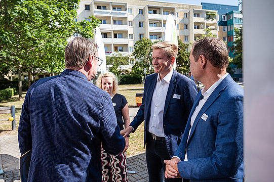 Quartierstreffen in Gera-Lusan mit Ministerpräsident Bodo Ramelow mit Präsentation der zukunftsweisenden Projekte im Eichenhof in Kooperation mit TAG Wohnen.
